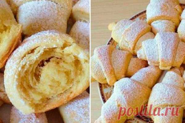 Рассыпчатые рогалики с джемом: просто тают во рту Читать далее...