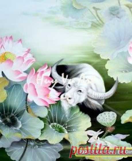 Tranh hoa sen