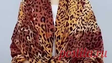 Креативные варианты ношения платка или палантина. Подборка идей!