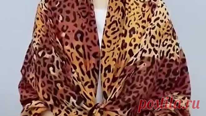 Креативные варианты ношения платка или палантина. Подборка идей!