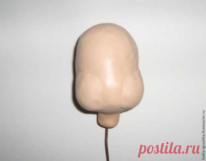 Лепка головы куклы из полимерной глины - Ярмарка Мастеров - ручная работа, handmade