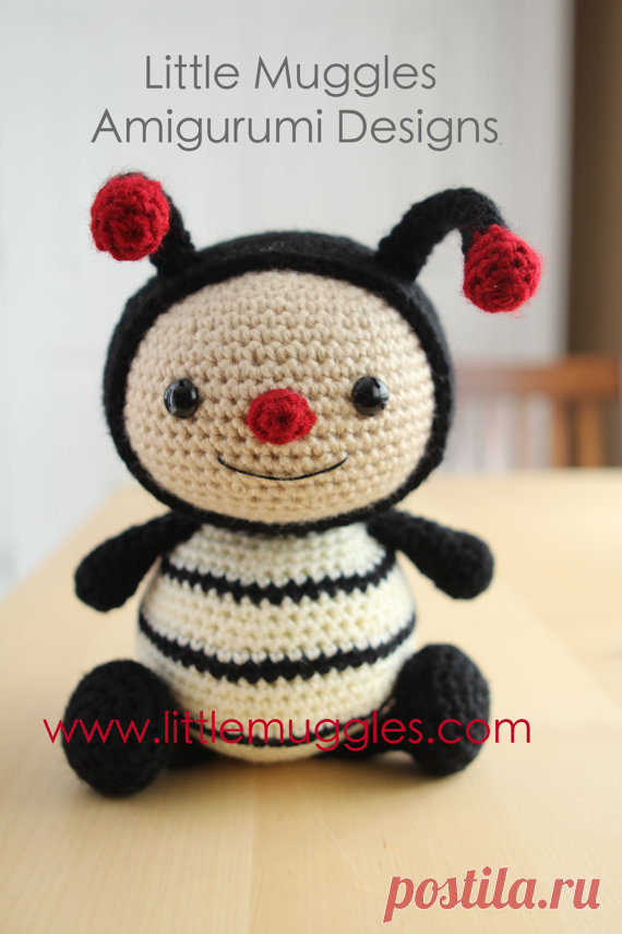 Amigurumi Crochet Pattern Dottie the Ladybug от littlemuggles