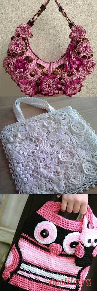 Вязаные сумки своими руками: 30 красивых идей