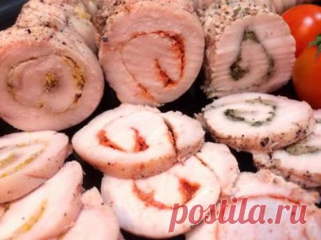 КУРИНЫЙ РУЛЕТ В АССОРТИМЕНТЕ | 4vkusa.ru