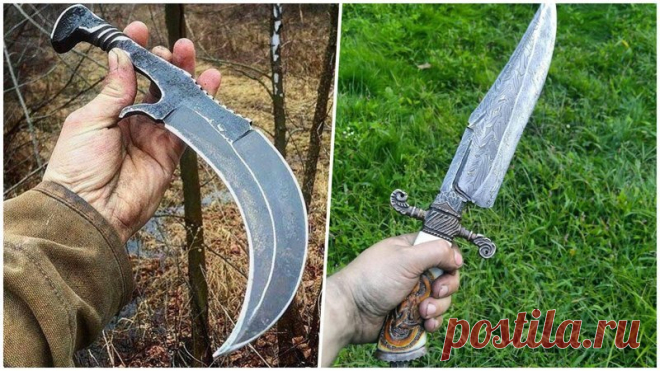 25 красивых и необычных ножей Нож — вещь в хозяйстве нужная, и колбаски нарезать, и консерву открыть, и по тёмным переулкам ходить спокойнее. Но если с созданию ножа подойти креативно и с фантазией, то такое произведение искусства…