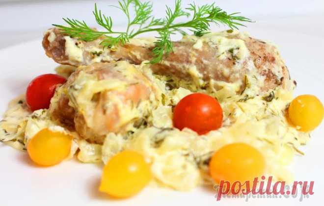 Курица в сметанном соусе