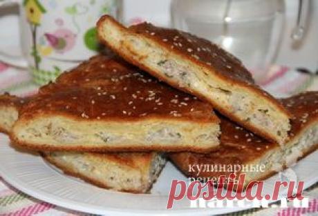 Творожная лепешка с мясом и сыром | Харч.ру - рецепты для любителей вкусно поесть