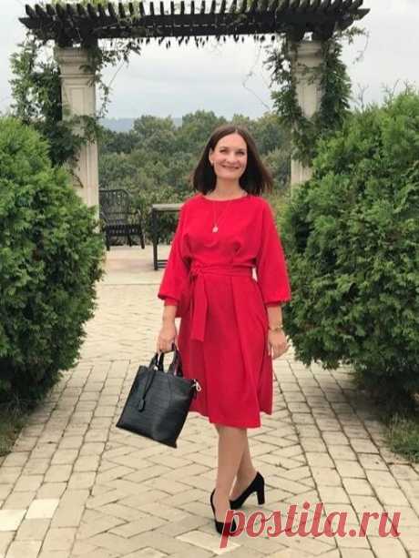 Платье из креш-крепа / Татьяна Яковенко / 28.09.2019 / Фотофорум на BurdaStyle.ru. Burda 6/2019. Выкройка: 123.