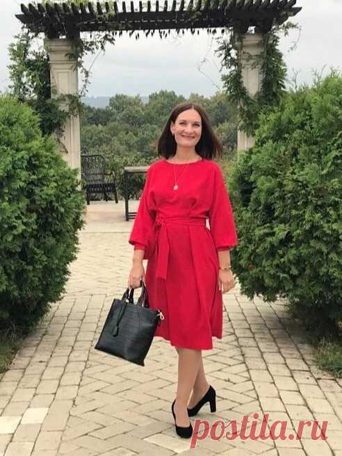 Платье из креш-крепа / Татьяна Яковенко / 28.09.2019 / Фотофорум на BurdaStyle.ru. Burda 6/2019. Выкройка: 123.
