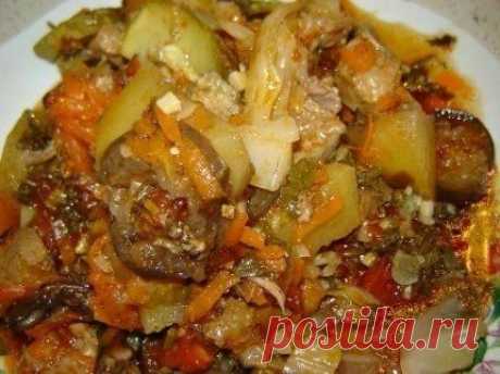 Овощное рагу с бараниной - Лучшие кулинарные рецепты интернета