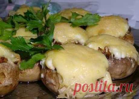 Рецепт - Грибы, фаршированные фаршем » Вкусно 360 - рецепты от тех, кто вкусно готовит!