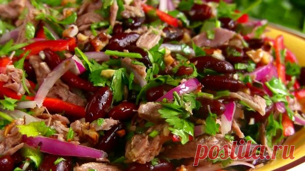 Этот Обалденно Вкусный Знаменитый Салат Тбилисури Станет Вашим Фирменным Блюдом на все Праздники | 🍰Вкусно-Просто-Аппетитно🍴 | Яндекс Дзен