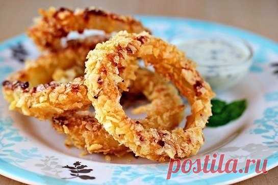 Луковые кольца - Невероятно вкусная закуска для Гурманов Хочу и хочу...Не могу остановиться!