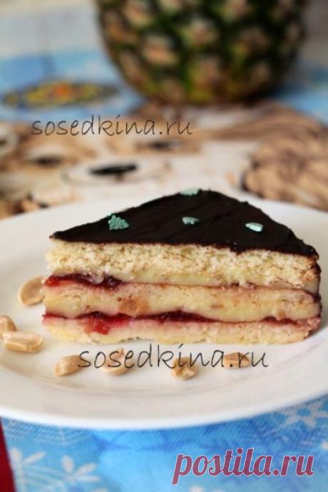 Песочный торт с брусничным джемом, вишней, арахисом и заварным лимонным кремом.

СОСТАВ:
Джем брусничный – 150 гр
Арахис – 2 ст.л.
Вишня – 100 гр
песочная основа:
Масло сливочное – 200 гр
Мука пшеничная – 2 стак.
Яйцо куриное – 1 шт
Разрыхлитель – 1 ч.л.
Сахар – 150 гр
заварной лимонный крем:
Крахмал кукурузный – 2 ст.л.
Яйцо куриное (желток)....