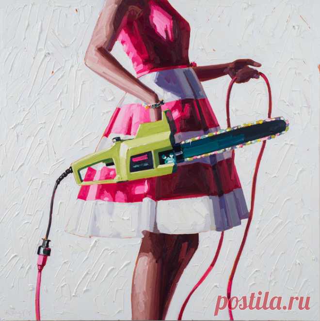 Девушки бывают разные: милые, нежные, прекрасные и современно-опасные…