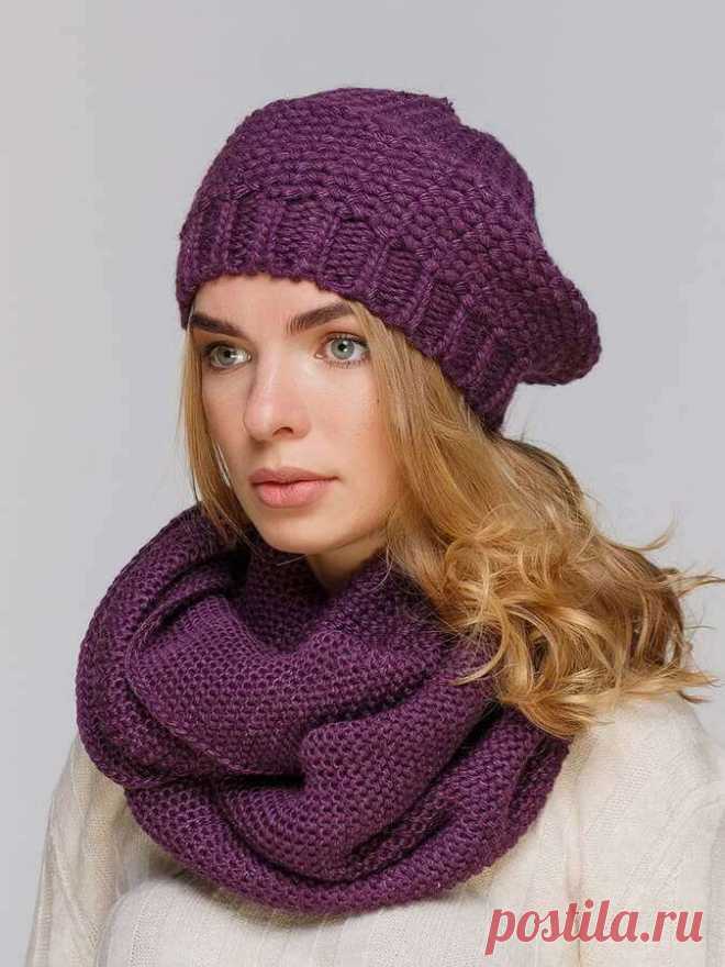 Комплект Elegant Lady берет и шарф