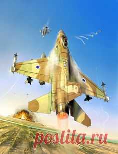 ArtStation - F-16 IAF Osirak, Julien Lepelletier