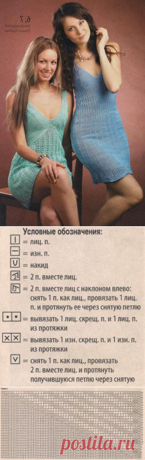 Летние платья | ВЯЗАНИЕ спицами и крючком.