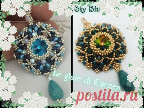 &quot; Tutorial ciondolo Sky Blu&quot;