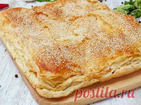 Сырный пирог по-гречески ( тиропита. )