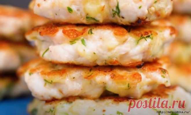 КУРИНЫЕ КОТЛЕТКИ БЕЗ МЯСОРУБКИ