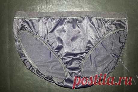 Black Nylon Bikini Brief - Vintage Panties and Vintage Underwear