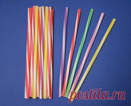 Вы не поверите, но это сделано из обычных коктейльных трубочек | МАСТЕР-ФЛОМАСТЕР | Яндекс Дзен