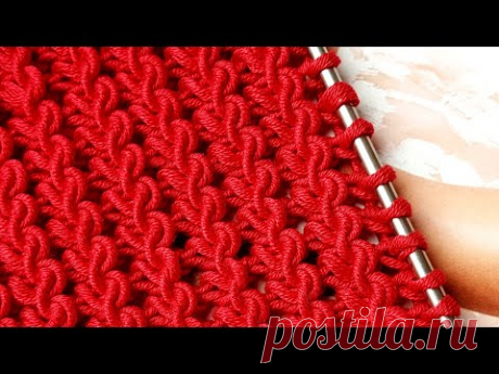 Knitting pattern ❤ Узор спицами ❤ strickmuster ❤ tricot ❤ how to knit ❤  tricô ❤  örgü deseni बुनना