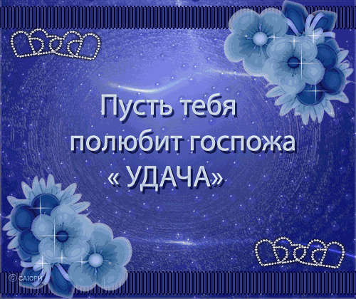 КАК ПОЙМАТЬ УДАЧУ