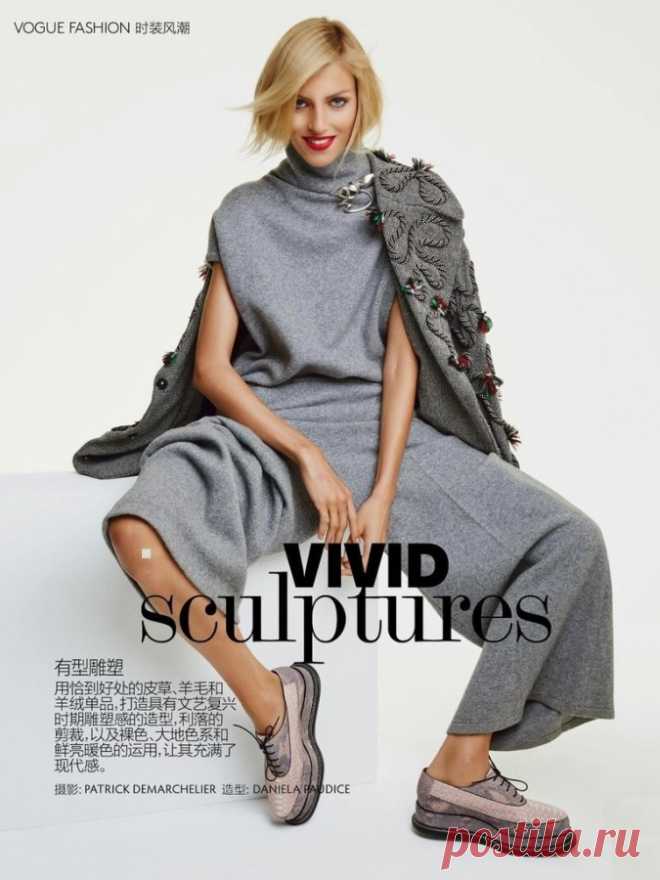 Anja Rubik for VOGUE China by Patrick Demarchelier — Модно / Nemodno