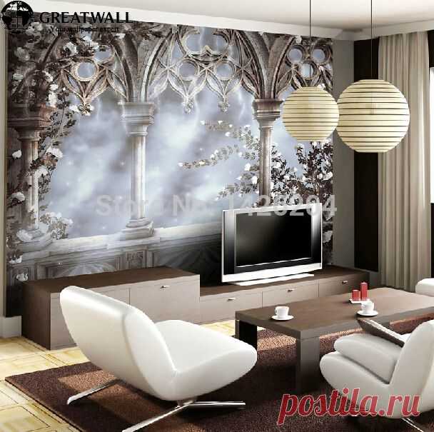 wallpaper flower Picture - More Detailed Picture about Great wall European retro 3d wallpaper murals,Flying snow wallpaper home decor,papel de parede sala Picture in Wallpapers from Great wall paper | Aliexpress.com | Alibaba Group