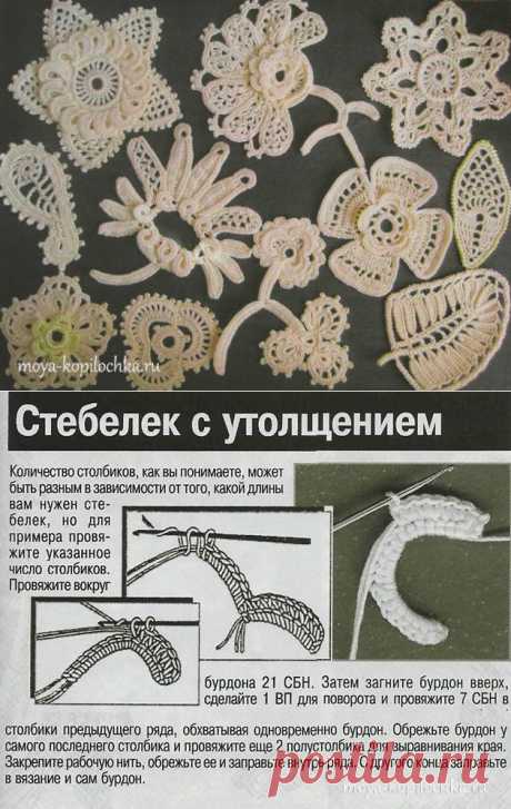 13 приемов вязания на бурдоне