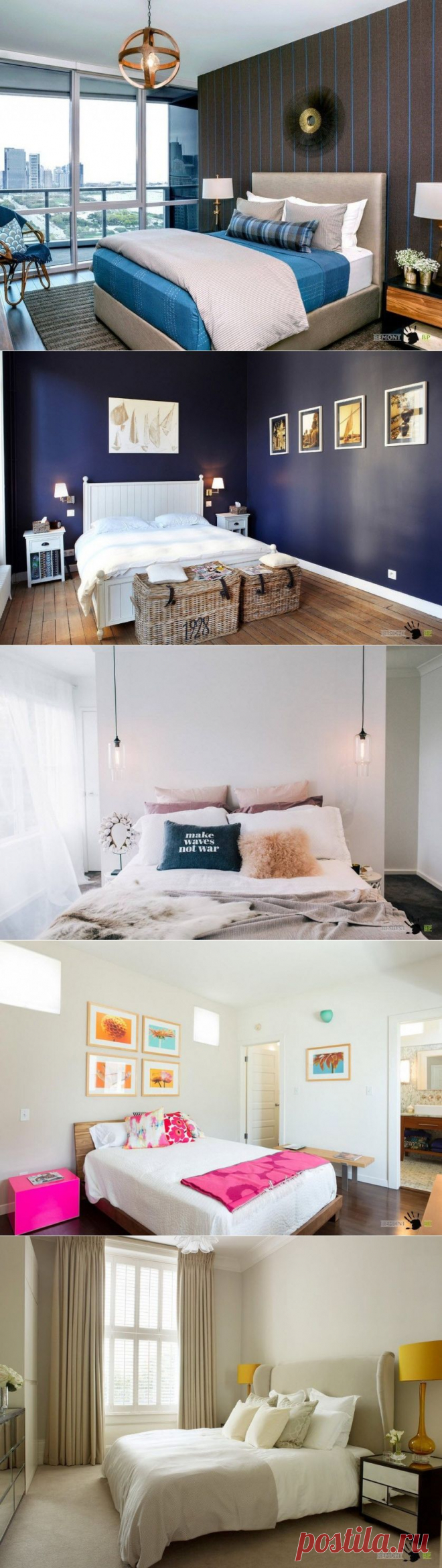 Спальня: практичная красота на 12 кв м — Мой дом