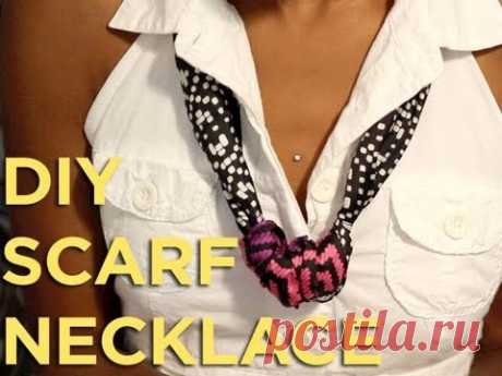Do-it-Yourself  "DIY" Scarf Necklace