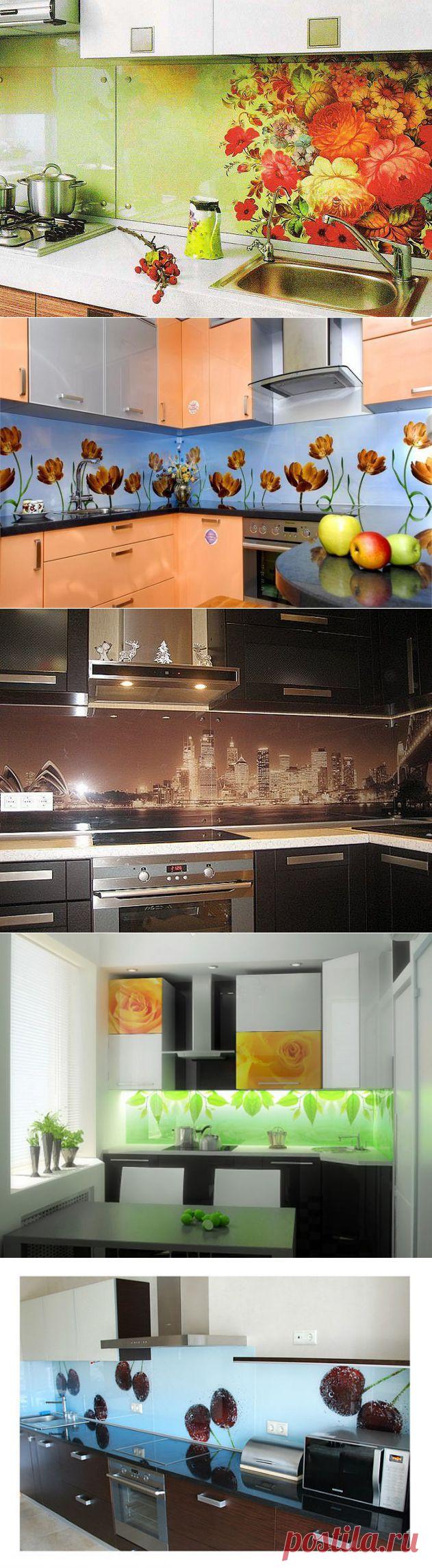(+1) тема - Стеклянный фартук для кухни - оригинальное решение | Интерьер и Дизайн
