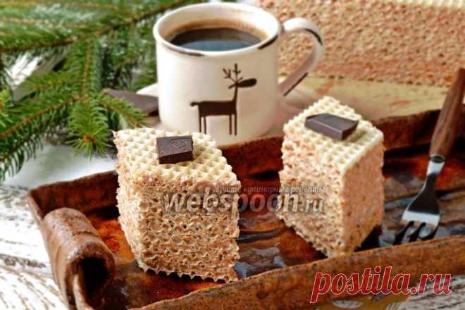 Вафельный торт с шоколадом рецепт с фото, как приготовить на Webspoon.ru