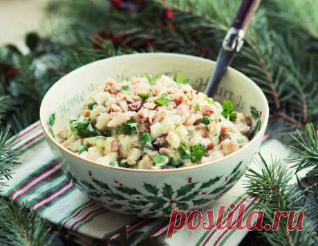 Новогодний Оливье с крабами | Вкусный год с Анной Людковской