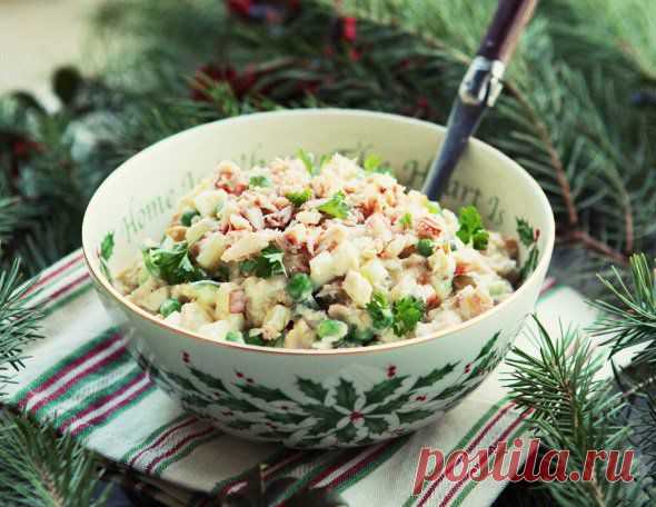 Новогодний Оливье с крабами | Вкусный год с Анной Людковской