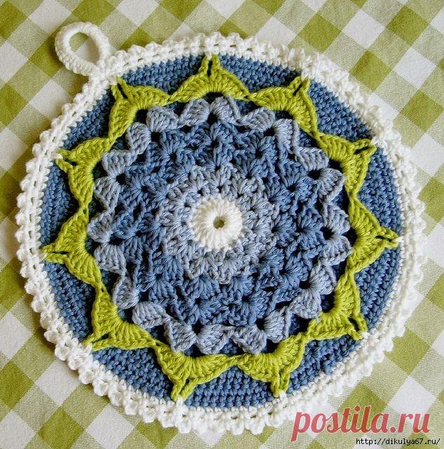 Прихватки и прочая вязаная красота для кухни