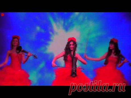 Jingle Bells - новогоднее шоу Violin Group DOLLS (электроскрипки и электровиолончель) - YouTube