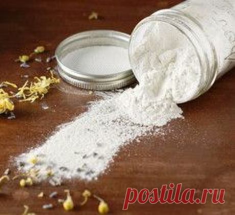 Натуральная детская присыпка своими руками