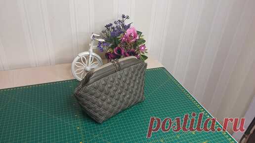 DIY / Стильная косметичка из эко-кожи. Шьем подарок своими руками | Шить для себя - Это Удобно | Дзен