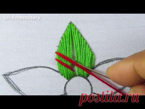 New Hand Embroidery Simple & Colourful Flower Making Idea With Easy Sewing Tutorial