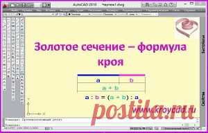 Золотое сечение – формула кроя