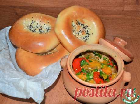 Лепешки "Патыр" Кулинарный рецепт