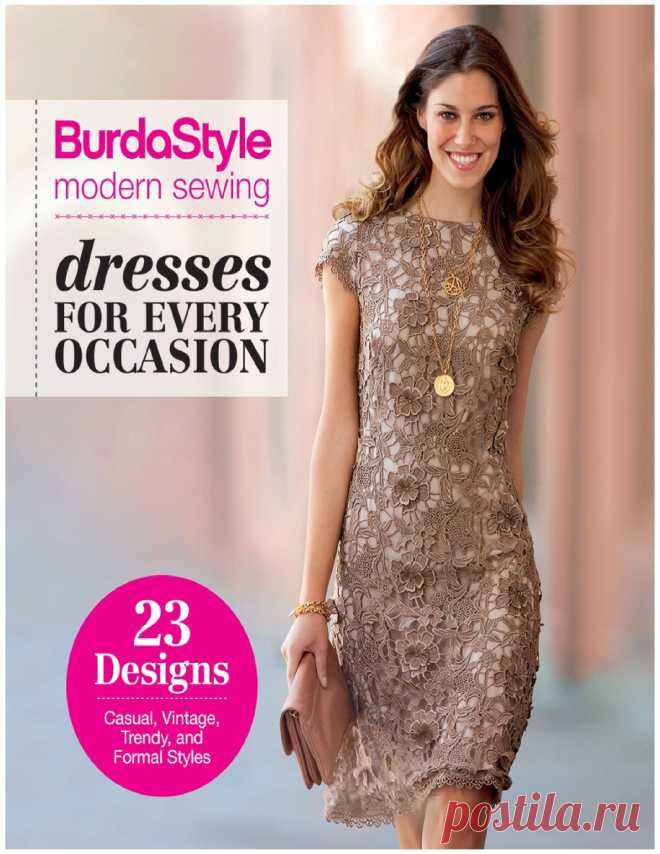 BURDASTYLE MODERN SEWING - DRESSES FOR EVERY OCCASION JANUARY 1, 2015