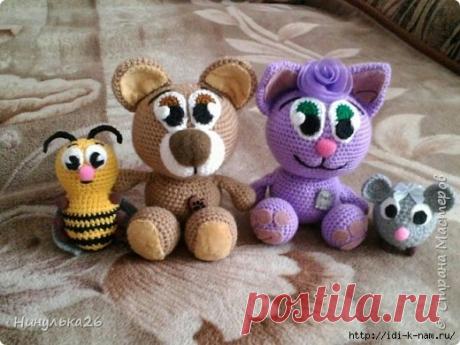 вязаные мишки | Записи в рубрике вязаные мишки | рукоделие, вязание, кулинария, домоводство