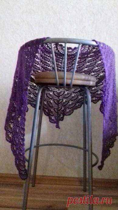 Шаль ажурная