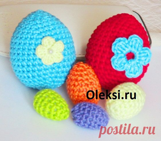 Пасхальные яйца крючком : Вязание на oleksi.ru