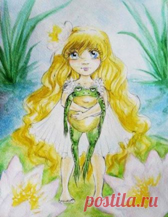 Эта сказка про жабу заменит консультацию психолога По залитому солнцем лугу бегала Девочка. На ней было белое кружевное платьице, на кудряшках розовые бантики, а в руках она держала сачок, чтобы ловить бабочек. Ей было весело и хорошо. И тут, на больш…